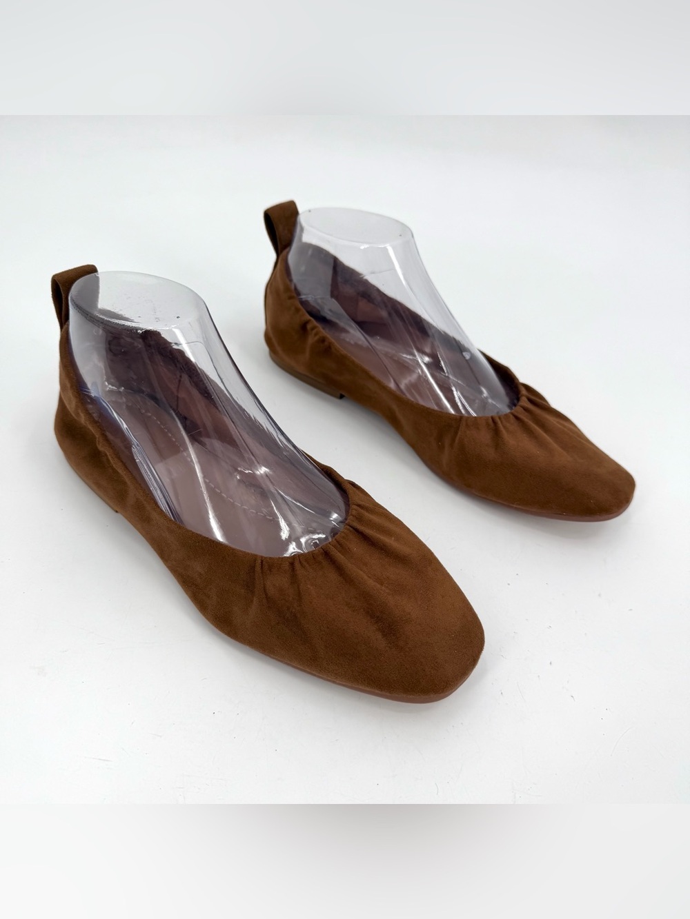 Nordstrom Rack Flats Women’s 8 M Brown RK Macie Slip Ons Ballet Flat Casual